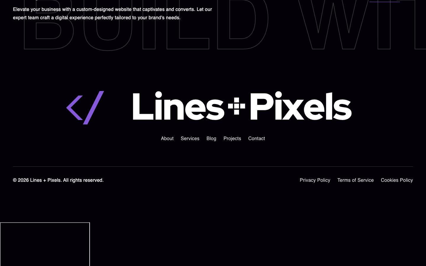 Lines + Pixels, frame 5
